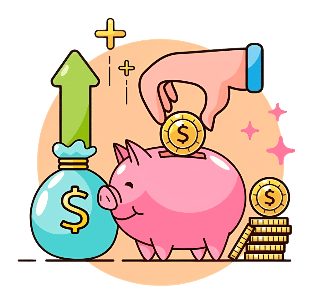 Ilustración sobre educación financiera